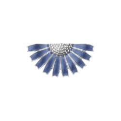 Georg Jensen: Daisy Halv blomst - Broche - Bl - 20001549