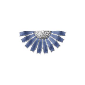Georg Jensen: Daisy Halv blomst - Broche - Bl - 20001549