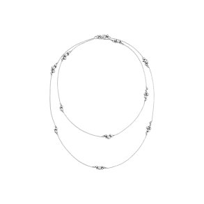 Georg Jensen: Moonlight Grapes Sautoir Halskde - Lang - Slv - 20001674