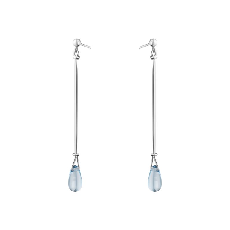 Georg Jensen: Vivianna - reringe - Slv - Bl Topaz -  20001653