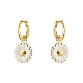 Georg Jensen: DAISY reringe - Hvid emalje - 20001671