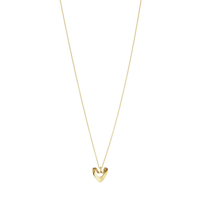 Georg Jensen: Hearts of Georg Jensen - Halskde m. vedhng - Guld - 20001676