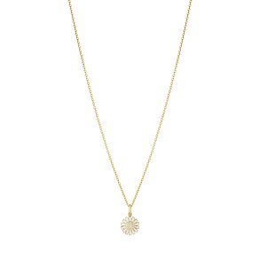 Georg Jensen: Daisy Halskde - vedhng - Forgyldt slv - diamant - 20001718