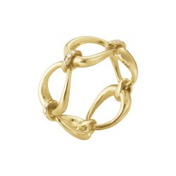 Georg Jensen: Offspring Ring -  guld - diamanter - 2000176