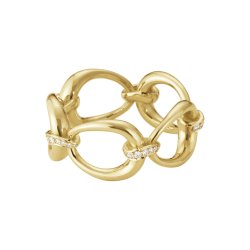 Georg Jensen: Offspring Ring -  guld - diamanter - 2000176