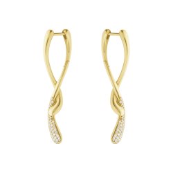 Georg Jensen: Mercy Twist �reringe - Guld - Brillanter - 20001933