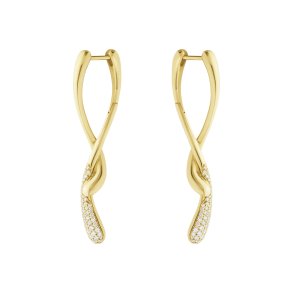 Georg Jensen: Mercy Twist �reringe - Guld - Brillanter - 20001933