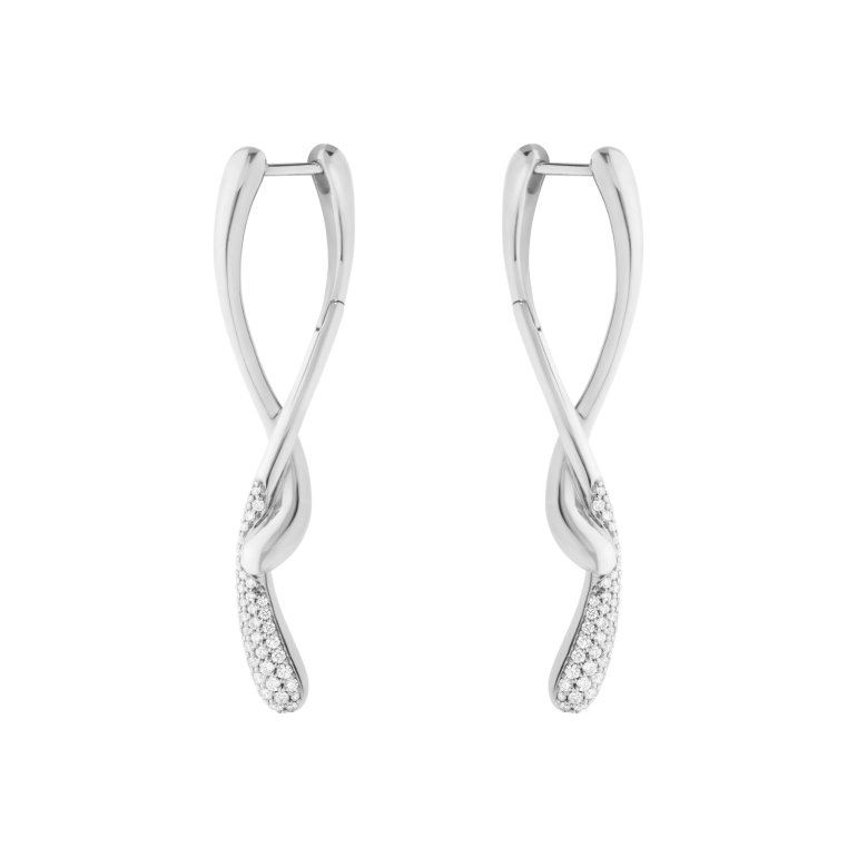 Georg Jensen: Mercy �reringe - S�lv - Diamanter - 20002004