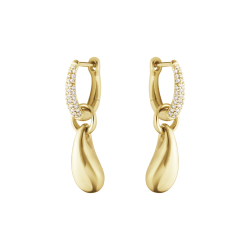 Georg Jensen: Reflect �reringe -  Guld - Diamanter - 20002006