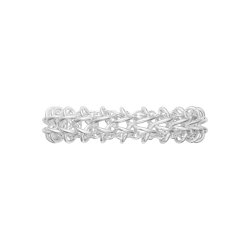 Georg Jensen: Weft Armb�nd med dobbelte led - S�lv - 20002034