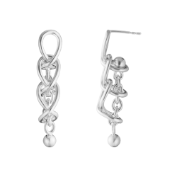 Georg Jensen: Weft �reringe - Sterling S�lv - 20002036