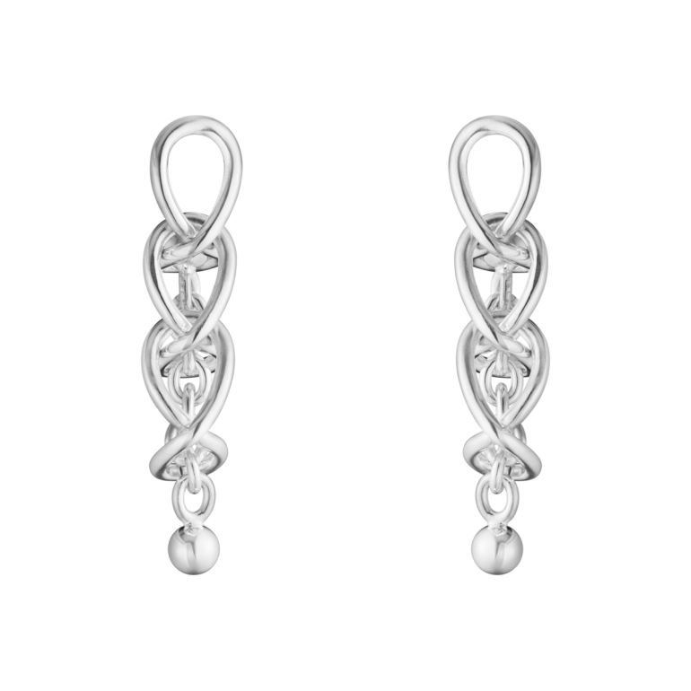 Georg Jensen: Weft �reringe - Sterling S�lv - 20002036