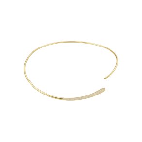 Georg Jensen: Mercy Halsring - Halsk�de - Guld - Diamanter - Pav� - 20002059