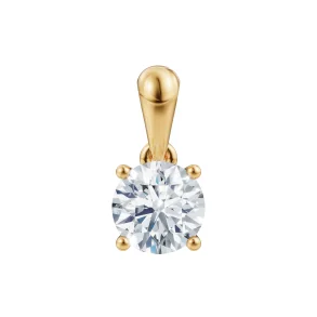 Lab Grown Diamonds: Guldvedh�ng - R�dguld - Lab. Diamant 0,5ct - 24100490500