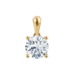 Lab Grown Diamonds: Guldvedh�ng - R�dguld - Lab. Diamant 0,7ct - 24100500500