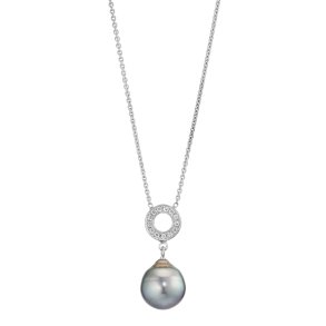 Guldbrandsen:  Halsk�de Vedh�ng - Hvidguld - Brillanter - 3008705