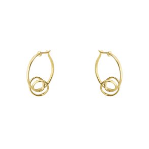 Georg Jensen: Torun / Forget-Me-Knot �reringe - Guld - 3518355