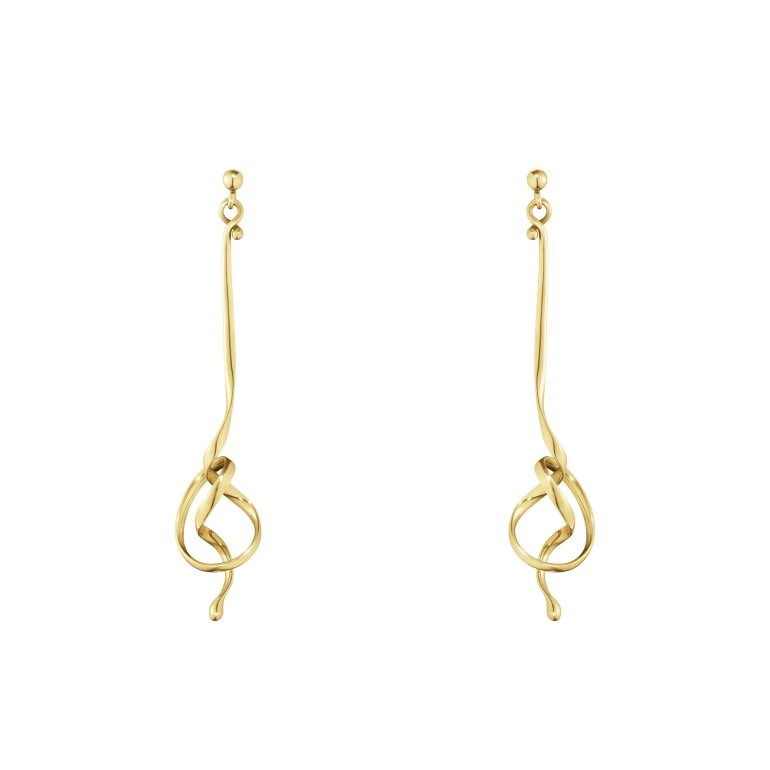Georg Jensen: Torun / Forget-Me-Knot �reringe - Guld - 3518498
