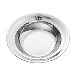 Georg Jensen: KONGE barneskl - Tallerken - Sterling slv- 3528765