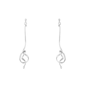 Georg Jensen: Torun / Forget-Me-Knot �reringe - S�lv - 3539089