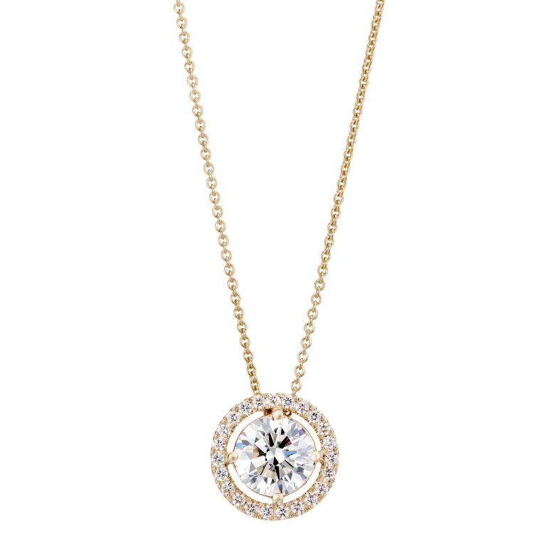 Guldbrandsen: Roset Vedh�ng - Guld - Brillanter - 4021582