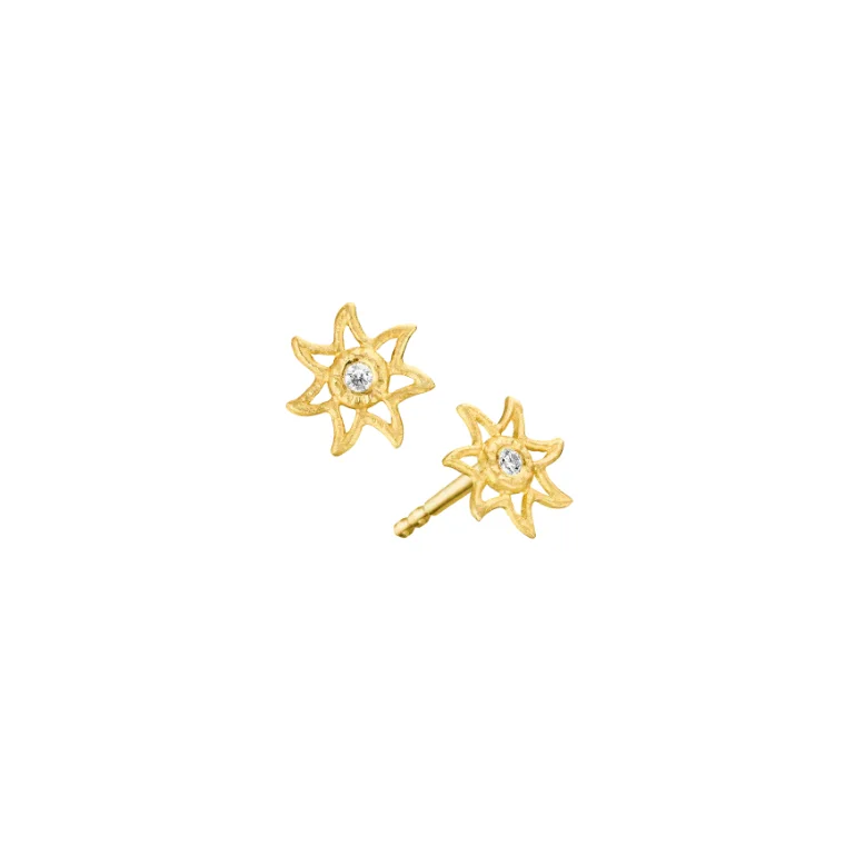 Dulong: Sun �reringe - �restikker - Mini - Brillant - guld - 42111A5098-2