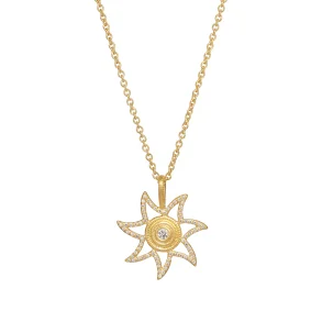 Dulong: Sun vedh�ng - Stor - Guld - Brillant - 42214A5080
