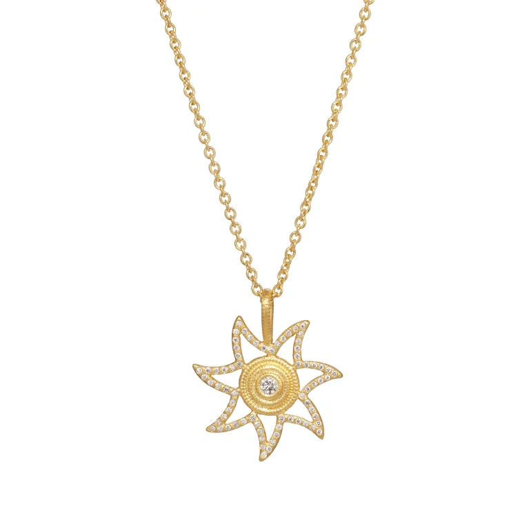 Dulong: Sun vedh�ng - Stor - Guld - Brillant - 42214A5080