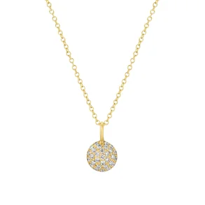 Dulong: Vega Mushroom Beam Halsk�de Mellem - Guld - Brillant - 452753A5034