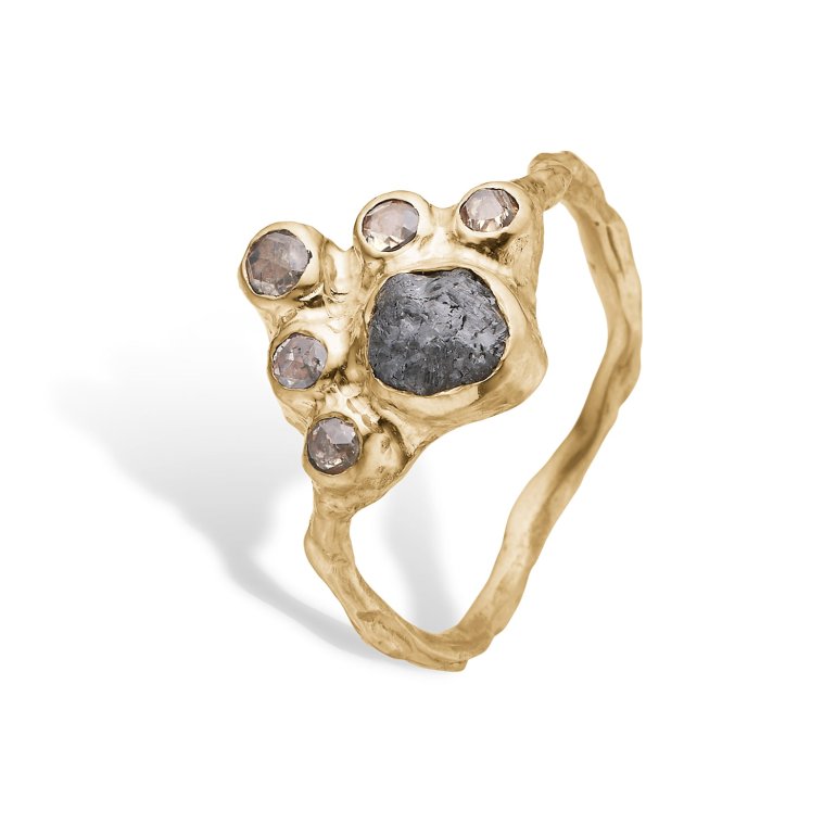 By Birdie: Zenith Emperor Ring - Guld - Diamanter - 501103