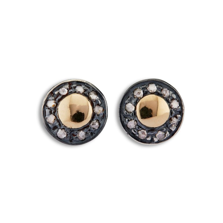 By Birdie: Idun Uno reringe - restikker i guld og slv m. diamant - 50811415