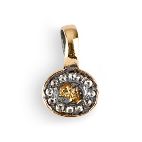 By Birdie: Essex vedhng - Slv og 14 KT guld m. diamanter - 5090191