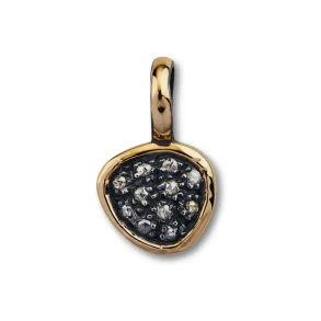 By Birdie: Topkapi vedhng - Slv og 14 KT guld m. diamanter - 5090219