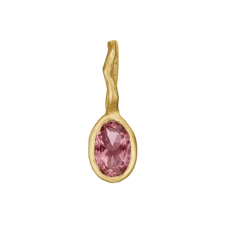 By Birdie: Zenith Pink Tourmaline Vedh�ng - Guld - Turmalin - 5090298A