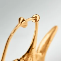 OLE LYNGGAARD COPENHAGEN: Young Fish rering - Stor - Guld - A3148-403