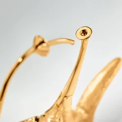 OLE LYNGGAARD COPENHAGEN: Young Fish rering - Stor - Guld - A3148-403