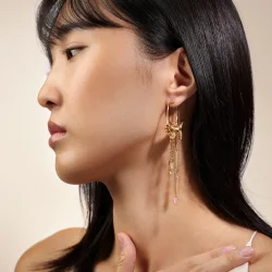 OLE LYNGGAARD COPENHAGEN: Young Fish rering - Stor - Guld - A3148-403