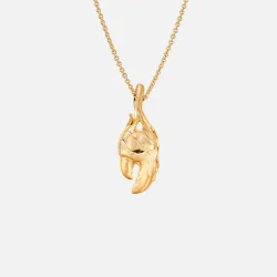 OLE LYNGGAARD COPENHAGEN: Young Fish krabbeklo - Vedhng - Stor - Guld - A3153-401