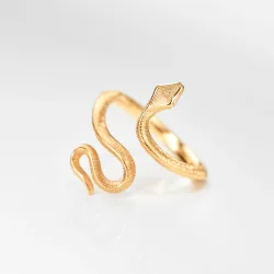 OLE LYNGGAARD COPENHAGEN: Snakes ring - Guld - A3218-401