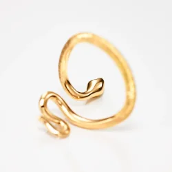 OLE LYNGGAARD COPENHAGEN: Snakes ring - Guld - A3218-401