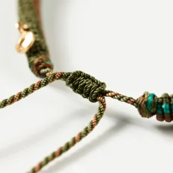 OLE LYNGGAARD COPENHAGEN: Life Armbnd Mocha - Guld - A3243-001