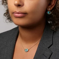 OLE LYNGGAARD COPENHAGEN: Evil Eye Collier - A3258-401