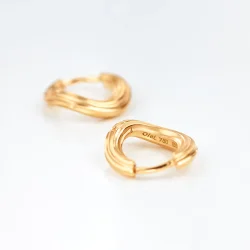 OLE LYNGGAARD COPENHAGEN: Under the Sea Creoler rering - Mini - Guld - A3247-401