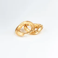 OLE LYNGGAARD COPENHAGEN: Under the Sea Creoler rering - Mini - Guld - A3247-401