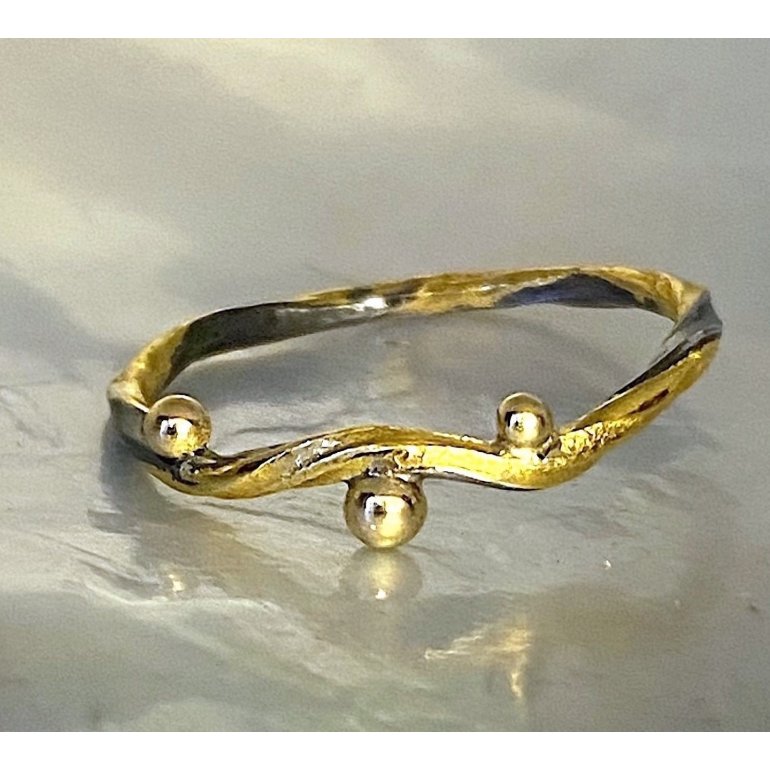 Bergse: Seafire Ring - Guld - Slv - 4016715