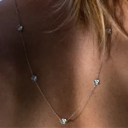 Flora Danica: Forglemmigej Vedhng - Halskde - Slv - FMN-Ne-S