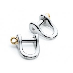 OLE LYNGGAARD COPENHAGEN: Manchetknapper - Slv - Guld - A0015-302