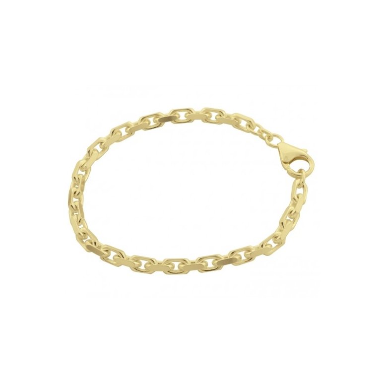 BNH: Anker Facet armbnd - Armkde - 14kt - Guld - 18,5cm
