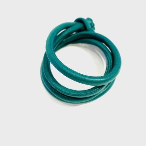 OLE LYNGGAARD COPENHAGEN: Turkisgrnt Lderarmbnd - A2513-002