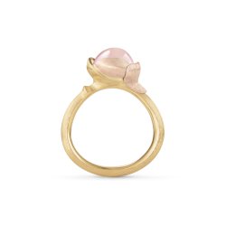 OLE LYNGGAARD COPENHAGEN: Lotus Ring Str. 1 - Rosakvarts - A2650-420